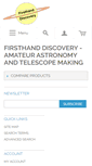 Mobile Screenshot of firsthanddiscovery.com