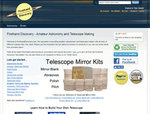 Tablet Screenshot of firsthanddiscovery.com
